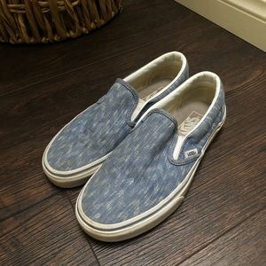 Vans Classic Slip-On - blue chevron